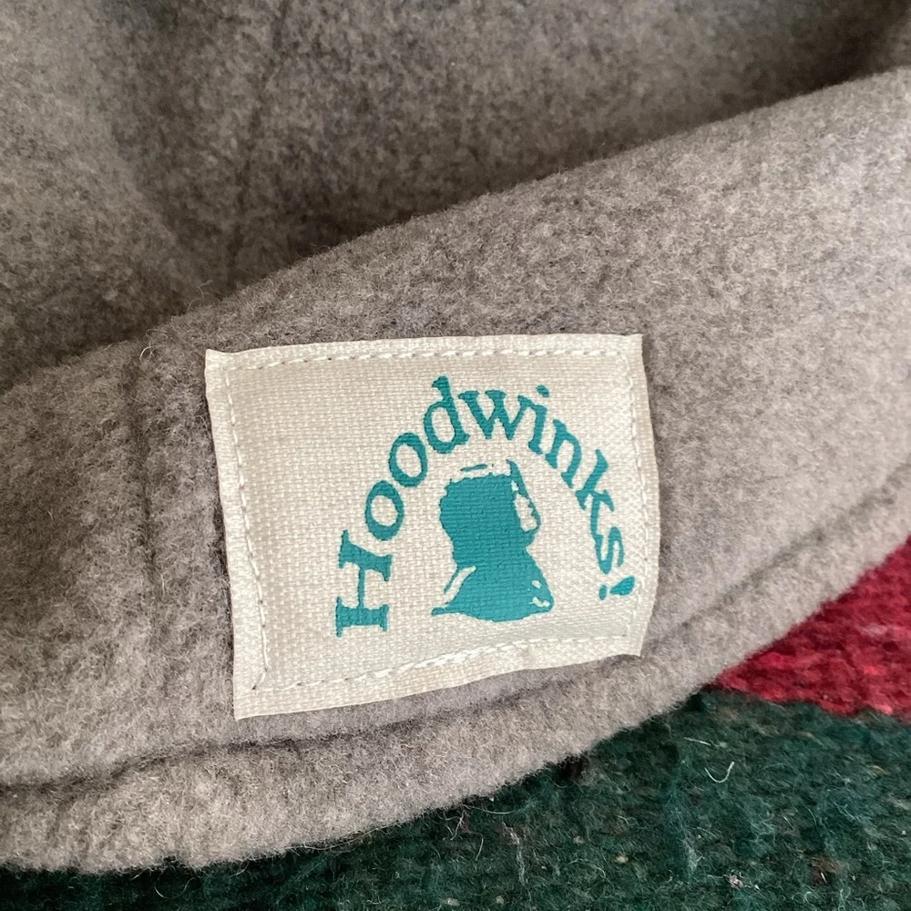 Vintage hoodwinks balaclava fleece hat made in USA